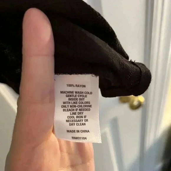 New Directions black button front shirt size 2X - Picture 3 of 6